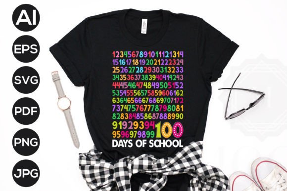 100 Days of School #'s SHIRT