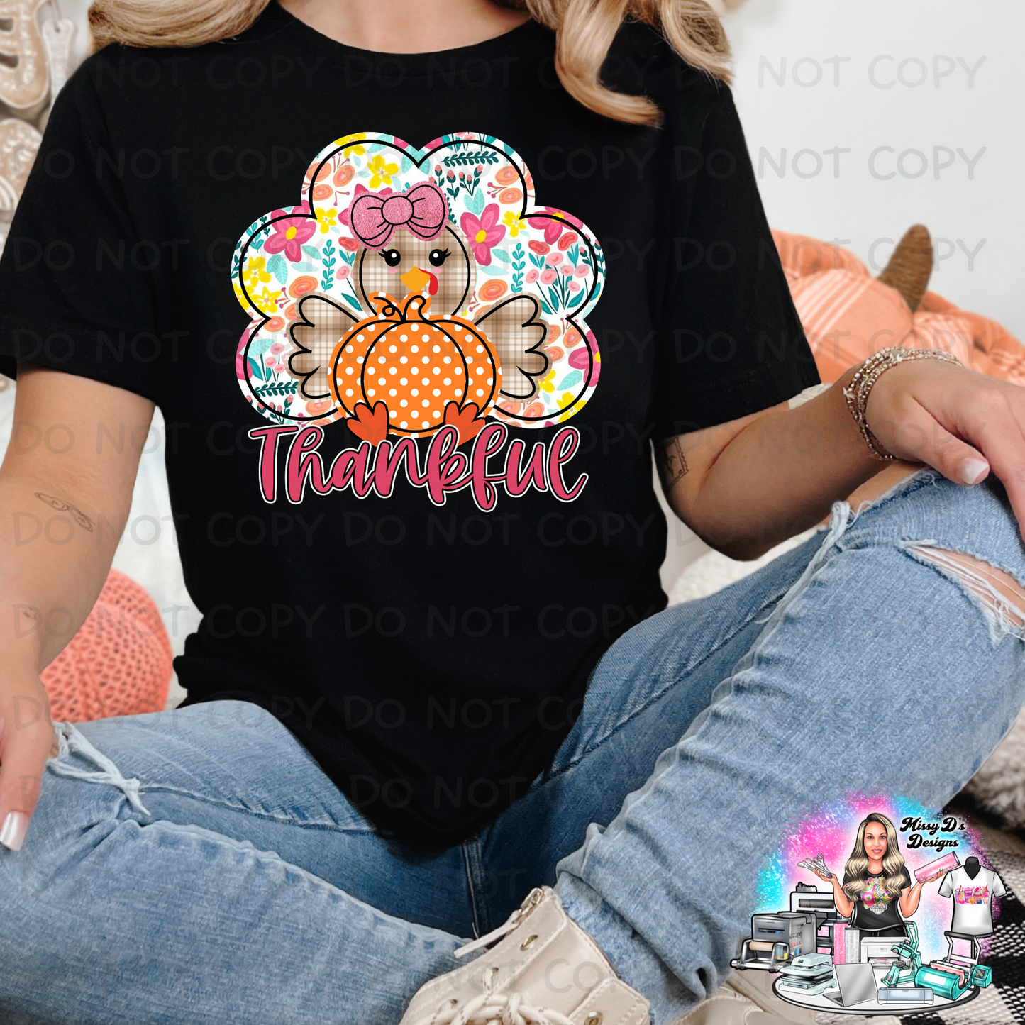Thankful Paisley Turkey SHIRT