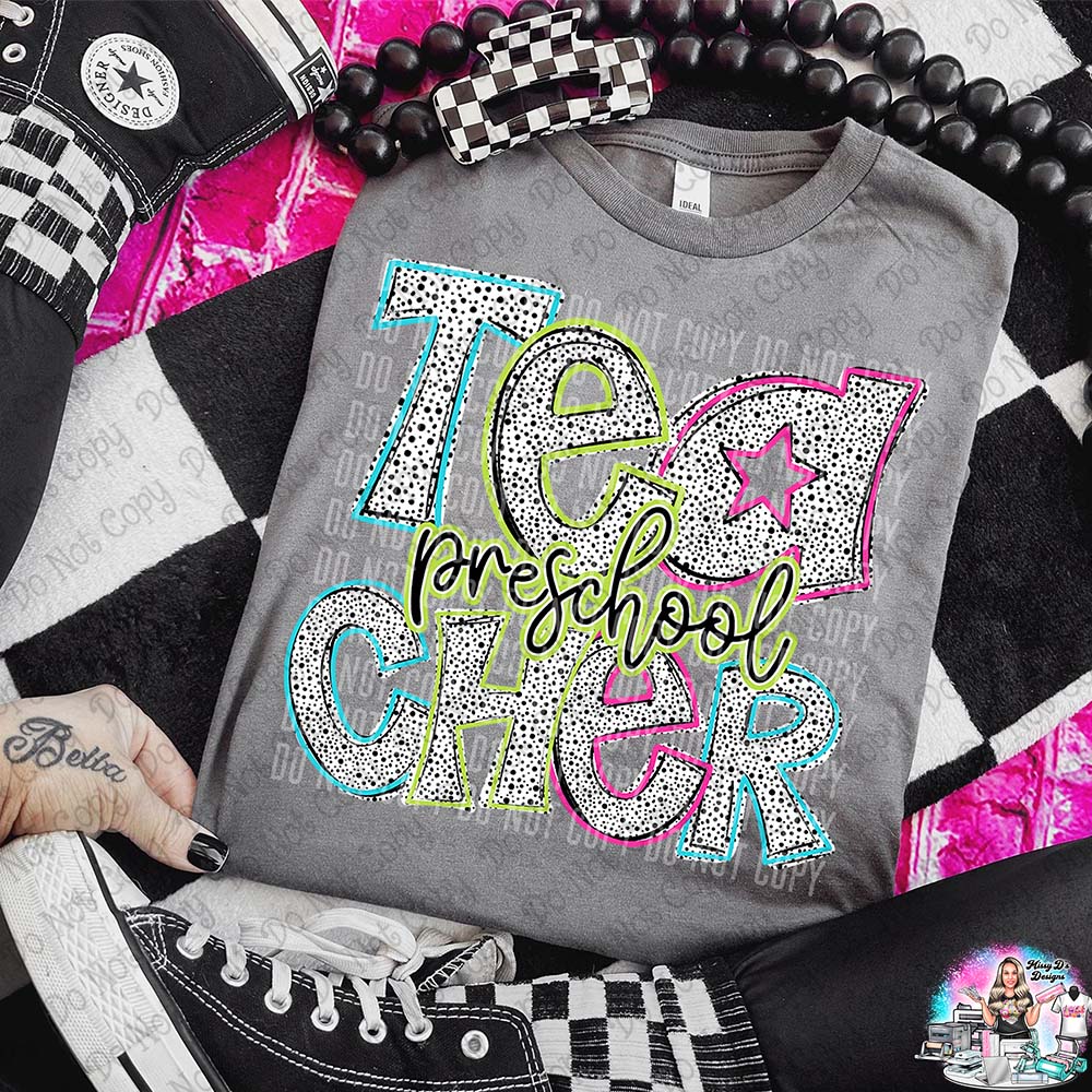 Preschool Teacher Color Dalmation SHIRT