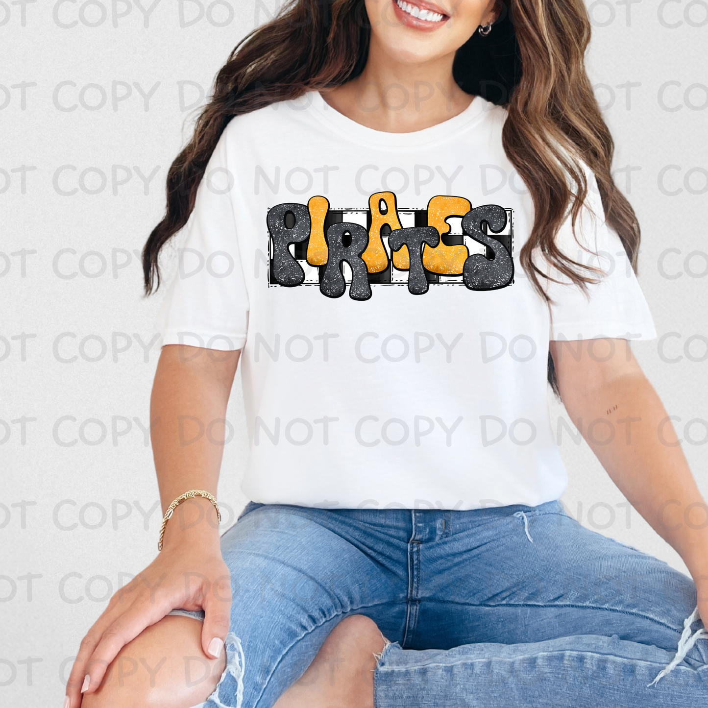 Pirates Groovy Yellow/Black Shirt