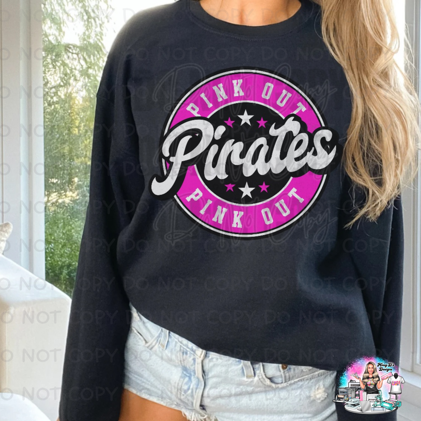 Pink Out Round Pirates 1026 SHIRT