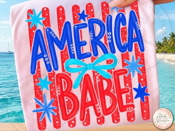 American Babe Patriotic Striped