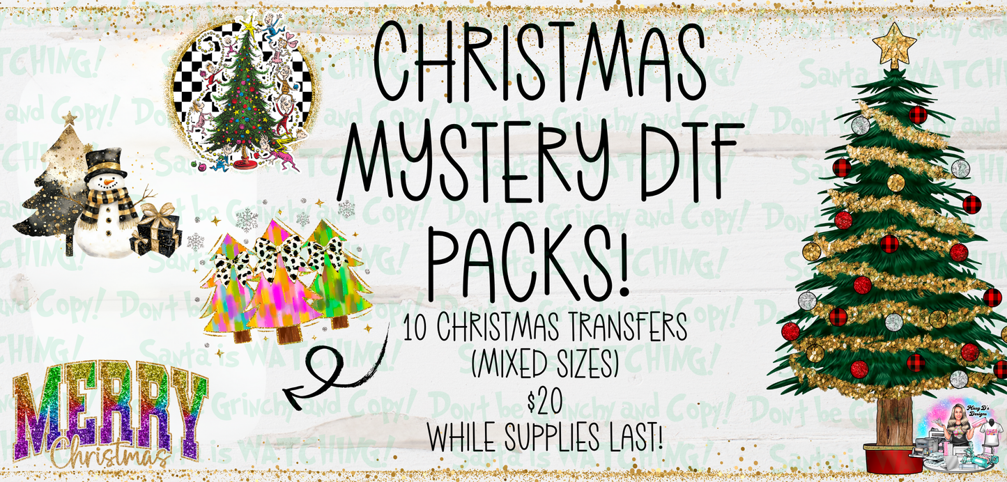 DTF Mystery Christmas Packs!