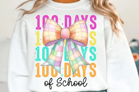 100 Days of School Checkcered coquette Bow SHIRT
