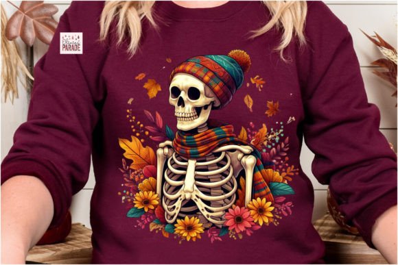 Autumn Leaves Skeleton SHIRT