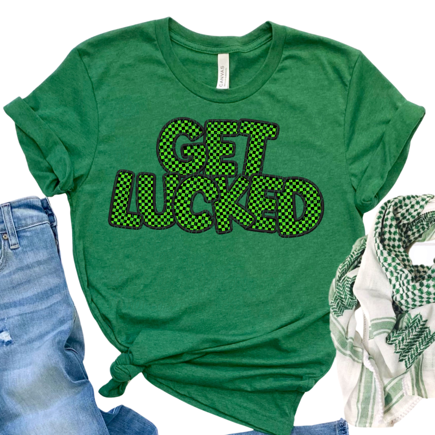 Get Lucked Checkered SHIRT