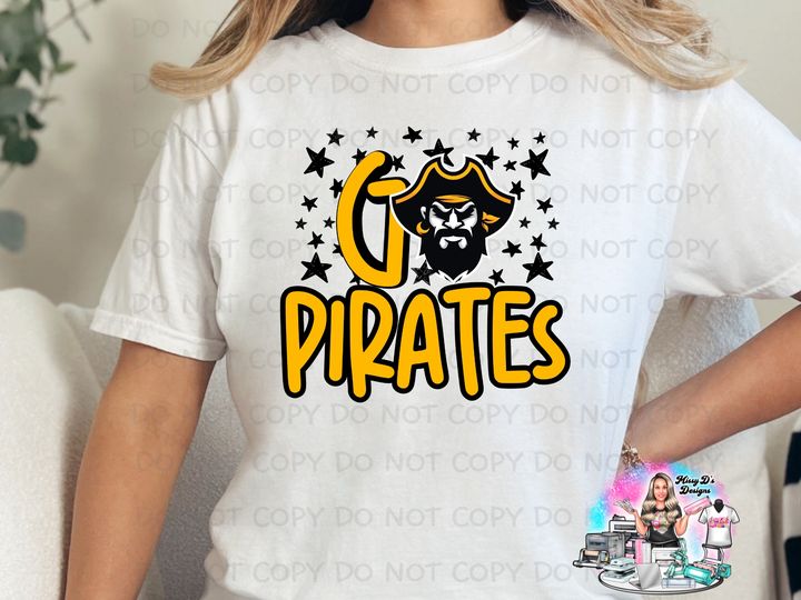 Go Pirates Stars Shirt