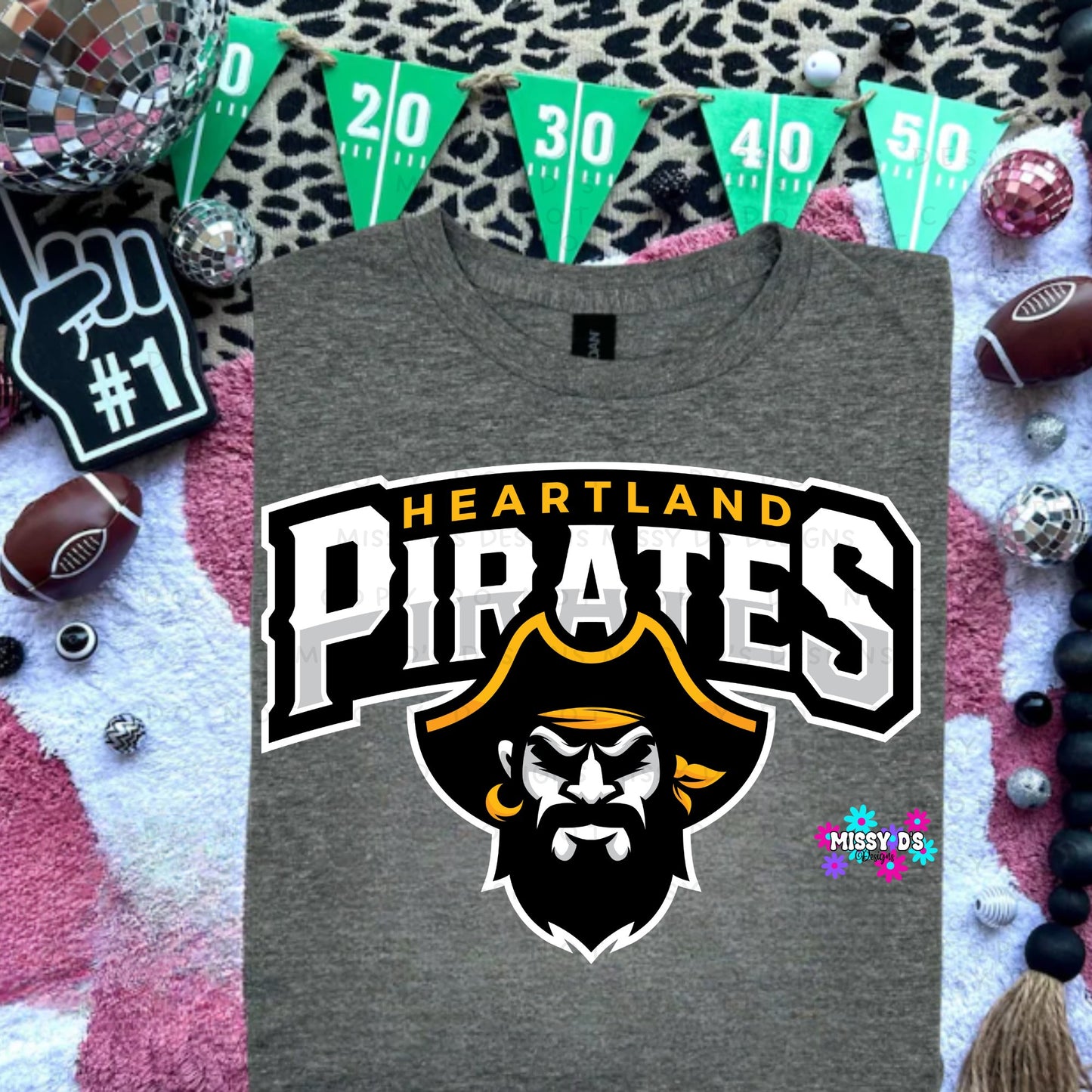Heartland Pirates Crandall Middle School Crewneck Sweatshirt