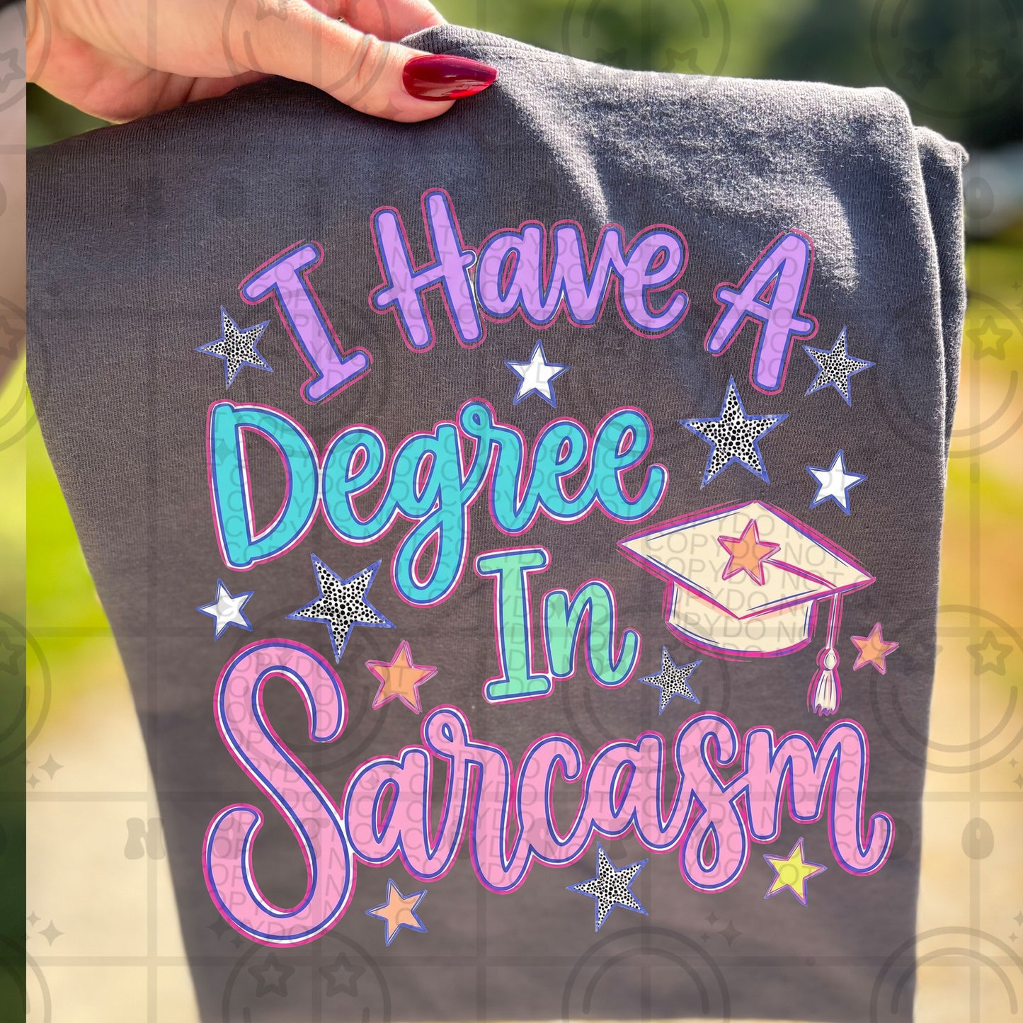 I Have a Degree in Sarcasm Crewneck Sweatshirt