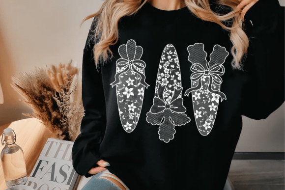 Faux Lace Carrots Easter SHIRT