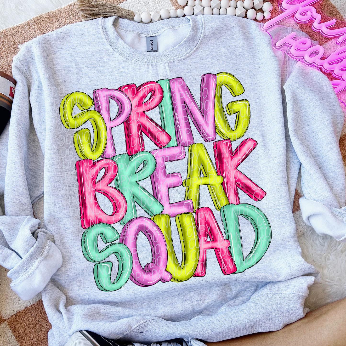 Spring Break Squad Colorful 2 SHIRT