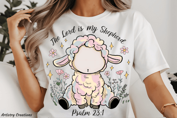 The Lord is my Shepherd pastel Easter SHIRT