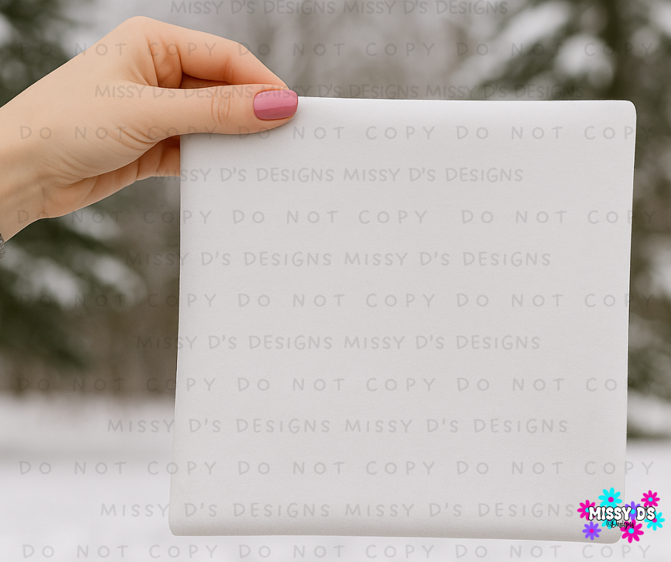 Hand-Held Winter Shirt Winter Mock Up White Shirt