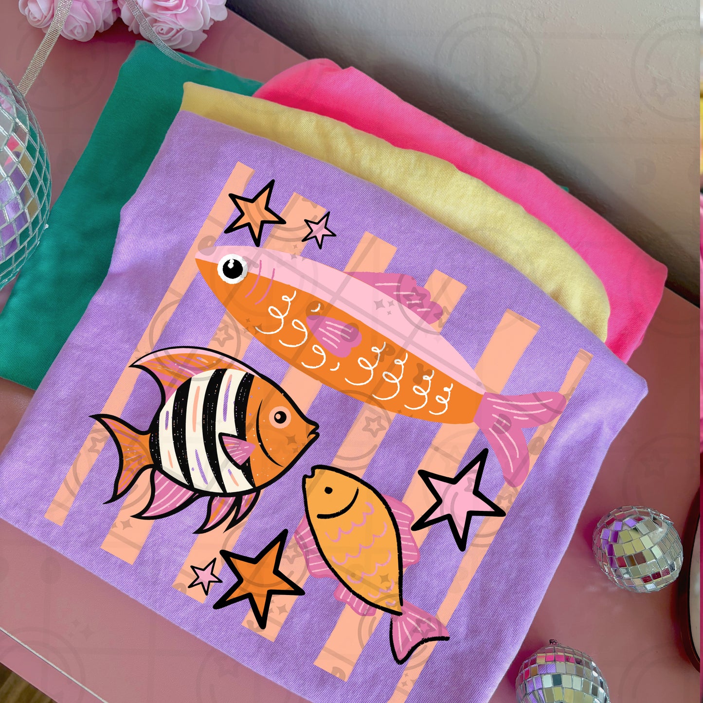 Preppy Fish Crewneck Sweatshirt