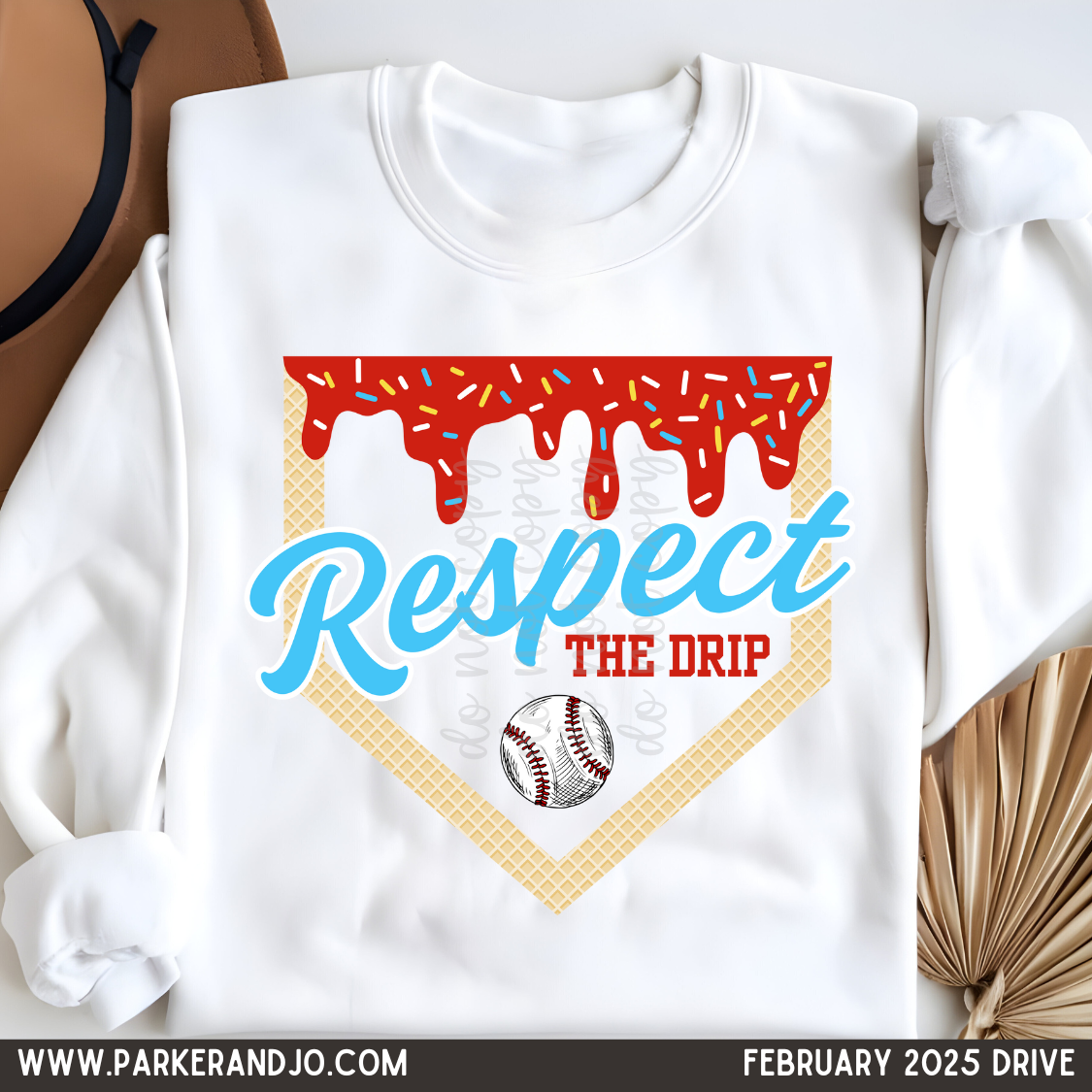 Respect the Drip Red Baseball SHIRT