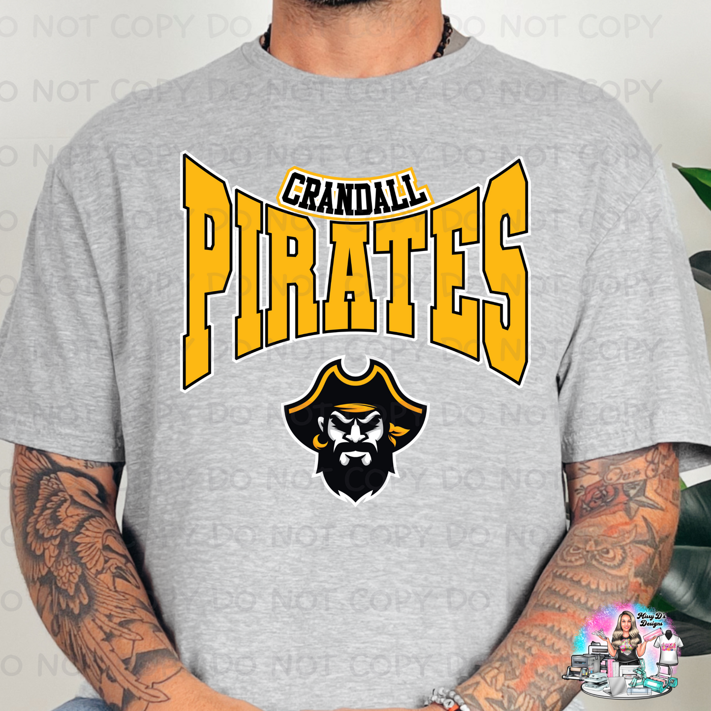 Crandall Pirates Curved SHIRT