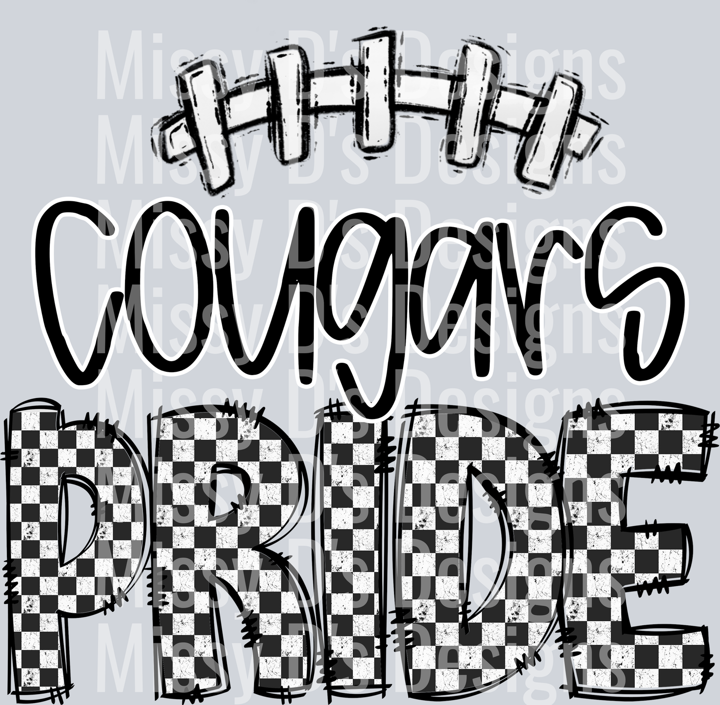 checkered PRIDE cougars