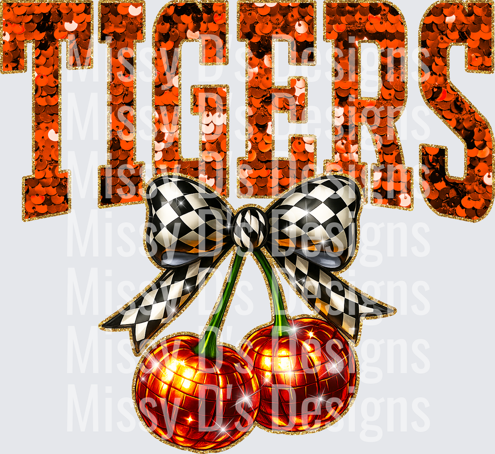 Sequin Pumpkin Tigers