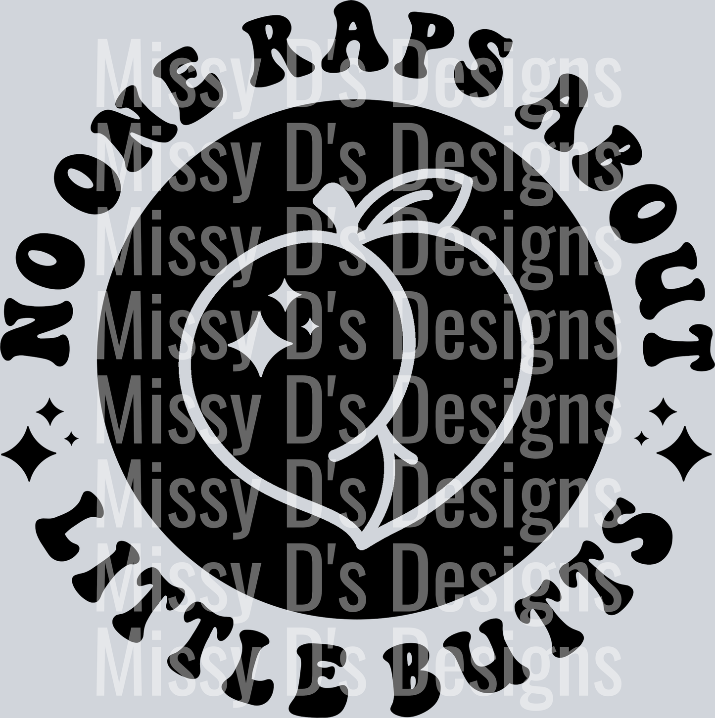 No One Raps About Little Butts Pocket Design