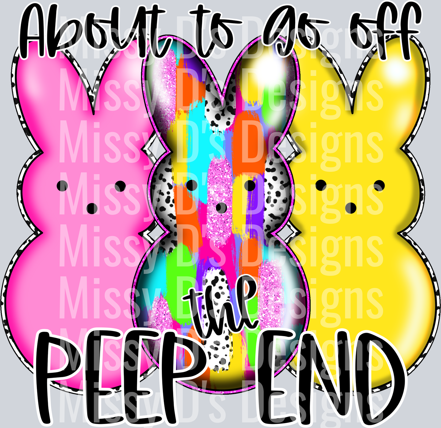 about to go off the peep end