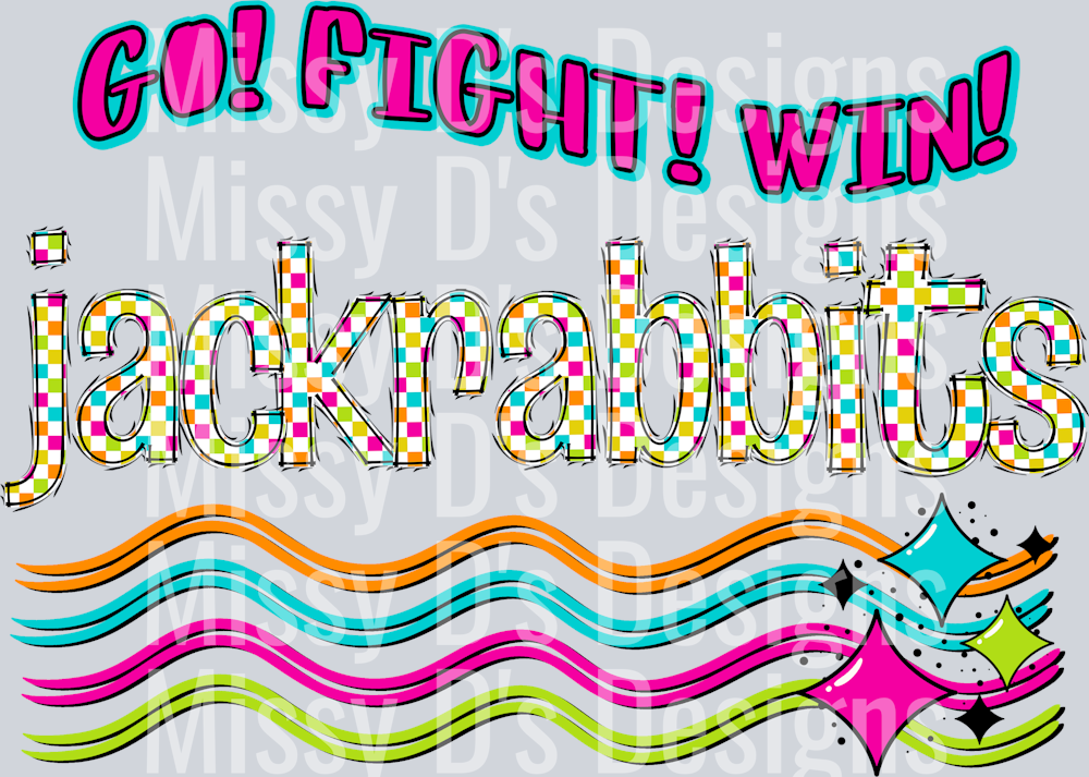 neon go fight win jackrabbits