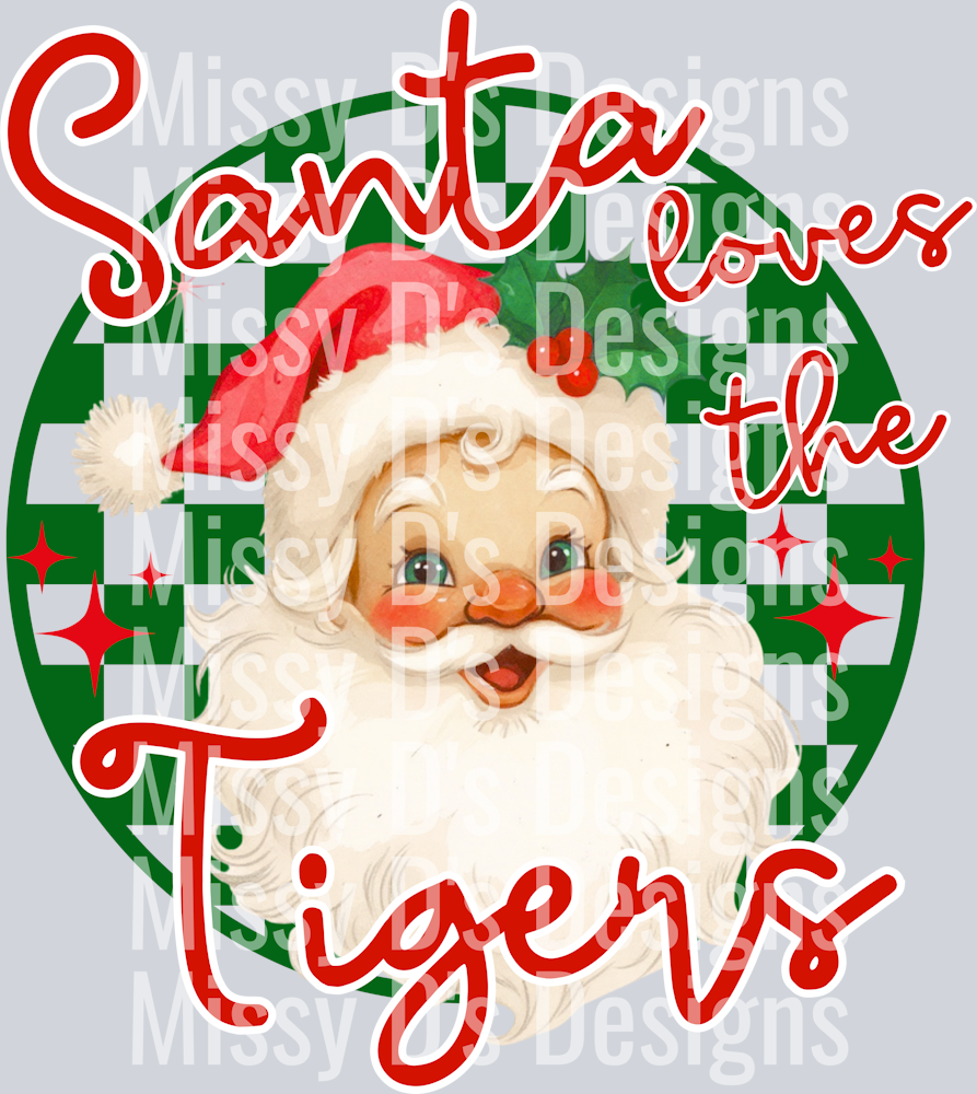 Santa Loves the Tigers