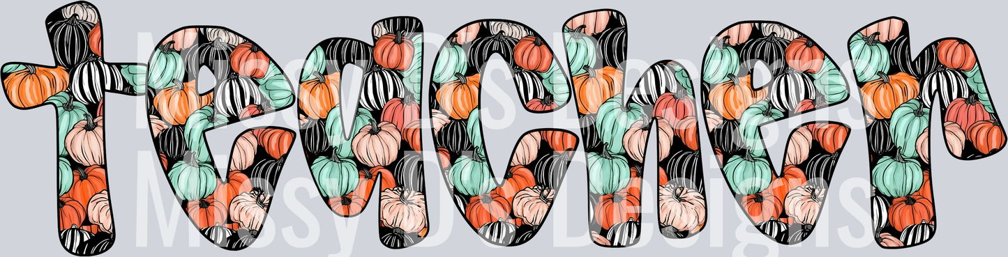 teacher pumpkin patch