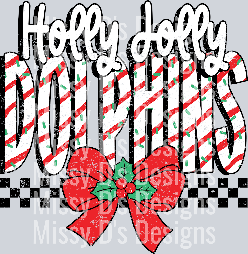 Holly Jolly Dolphins