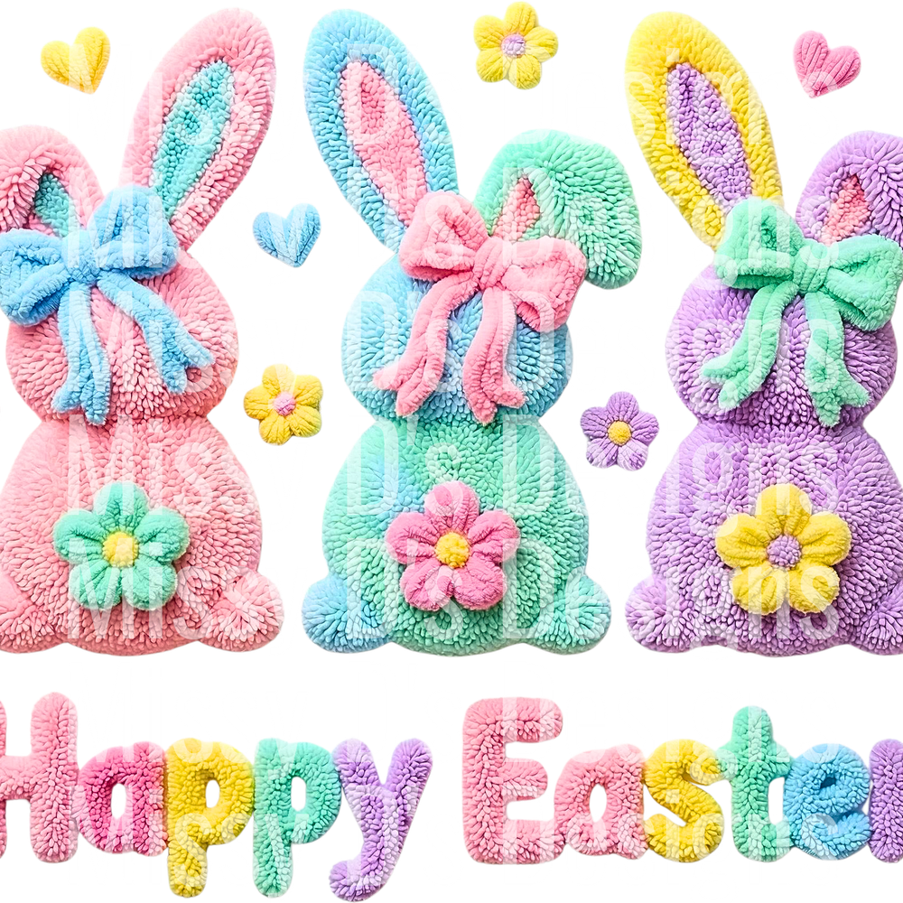 Latch Hook Happy Easter Png 2