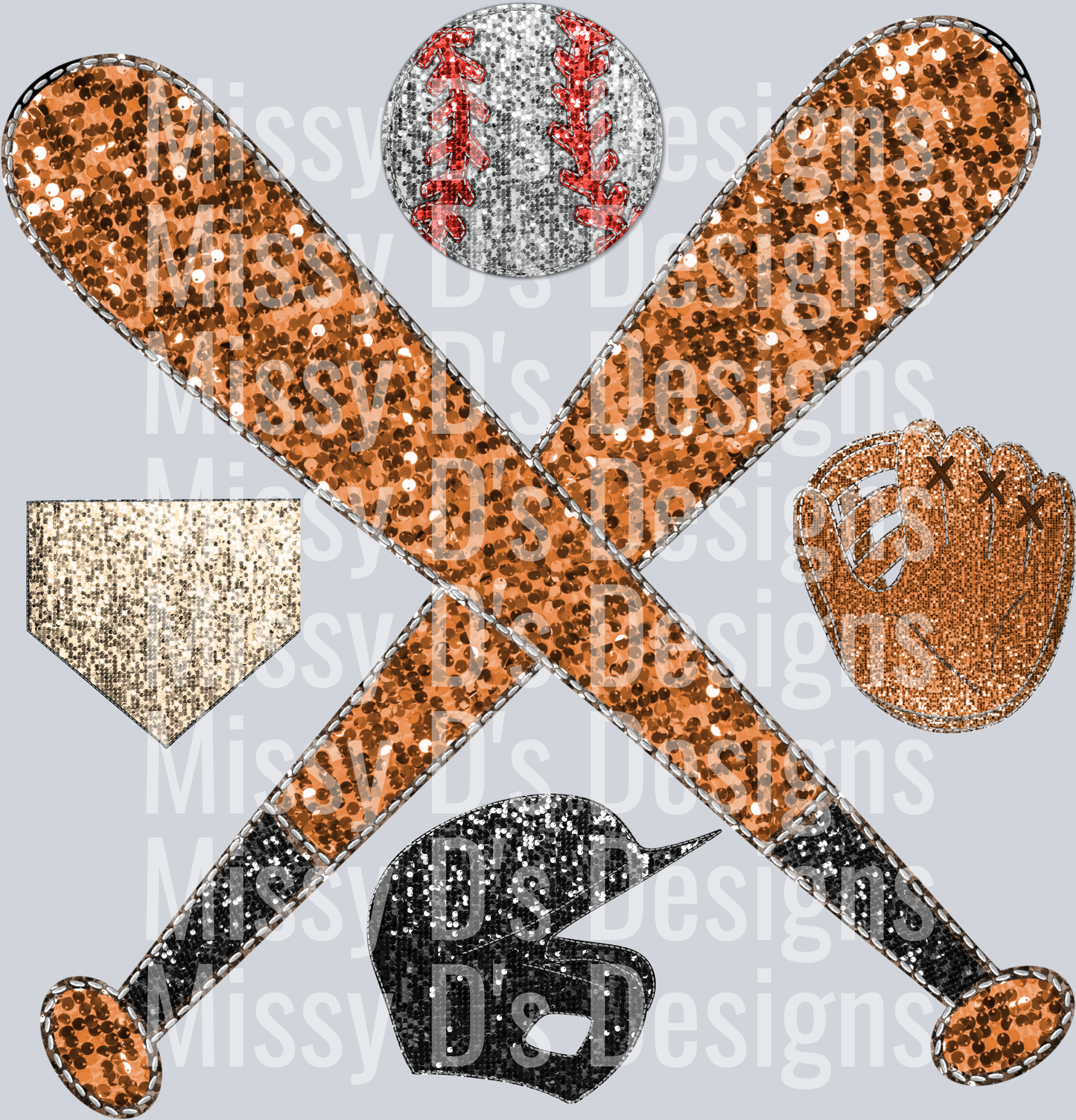 baseball glitter