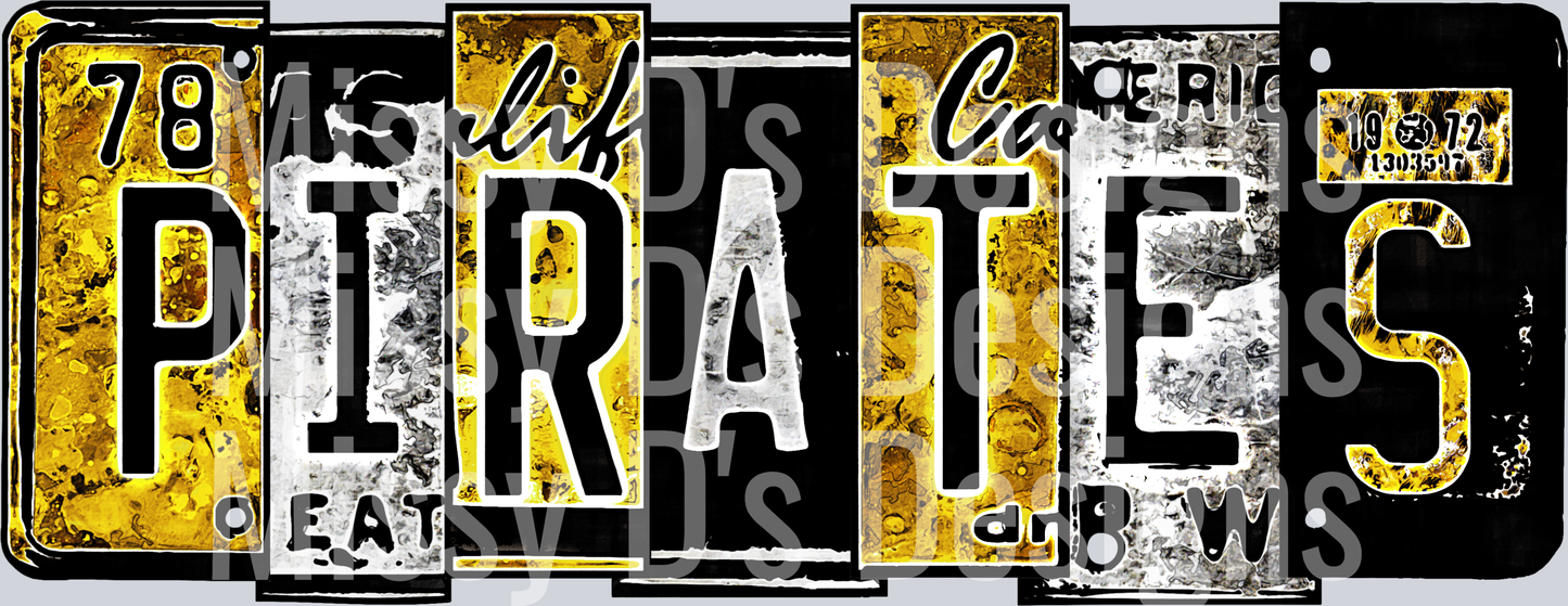 Pirates-LicWord-GoldBlack