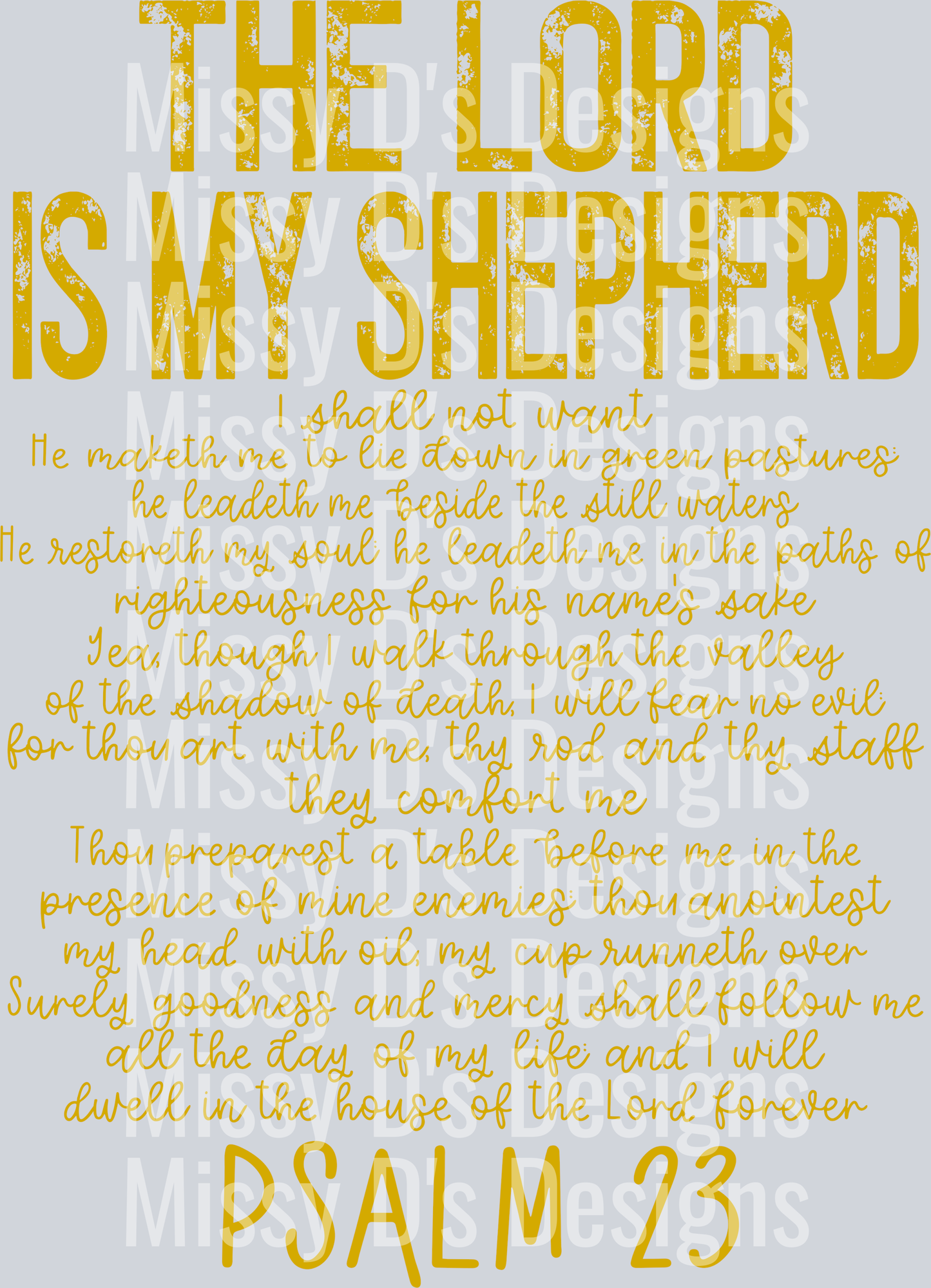psalm23theLordYELLOW