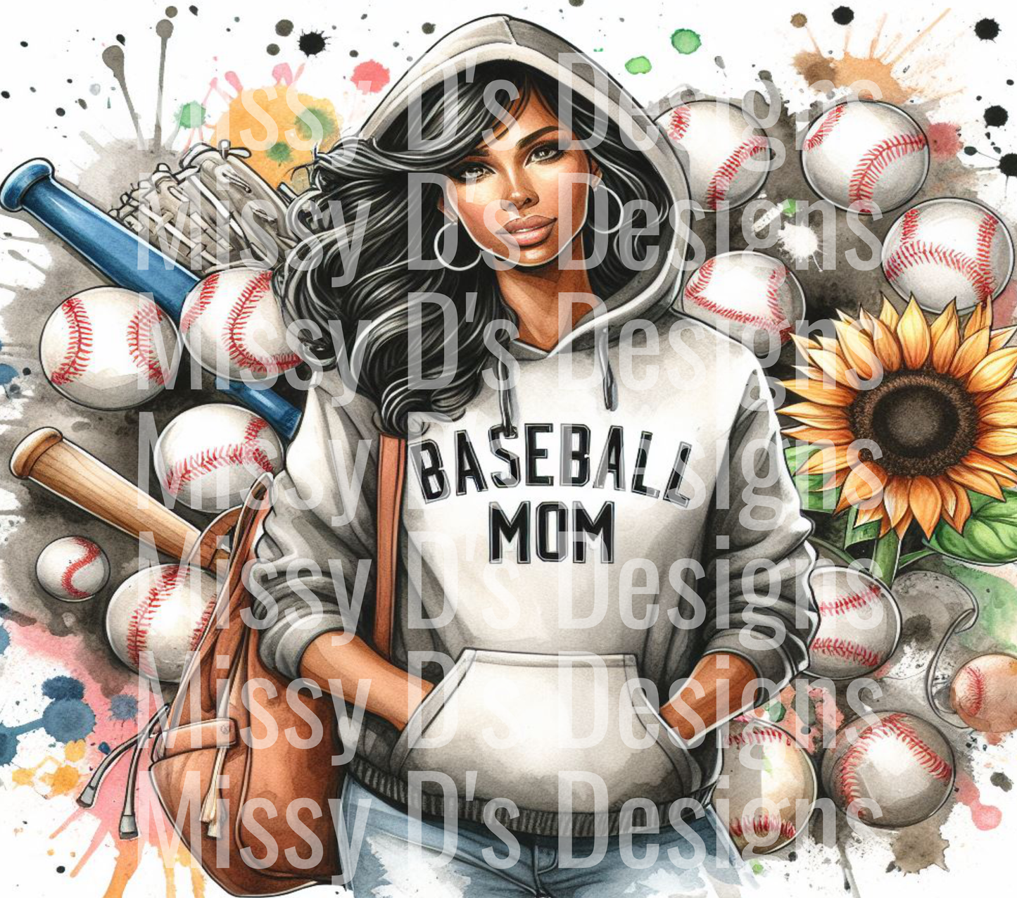 Baseball Mom Dark 5