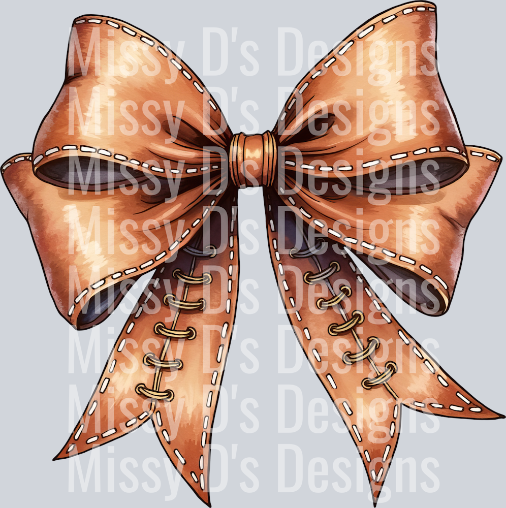 Football Coquette Bow