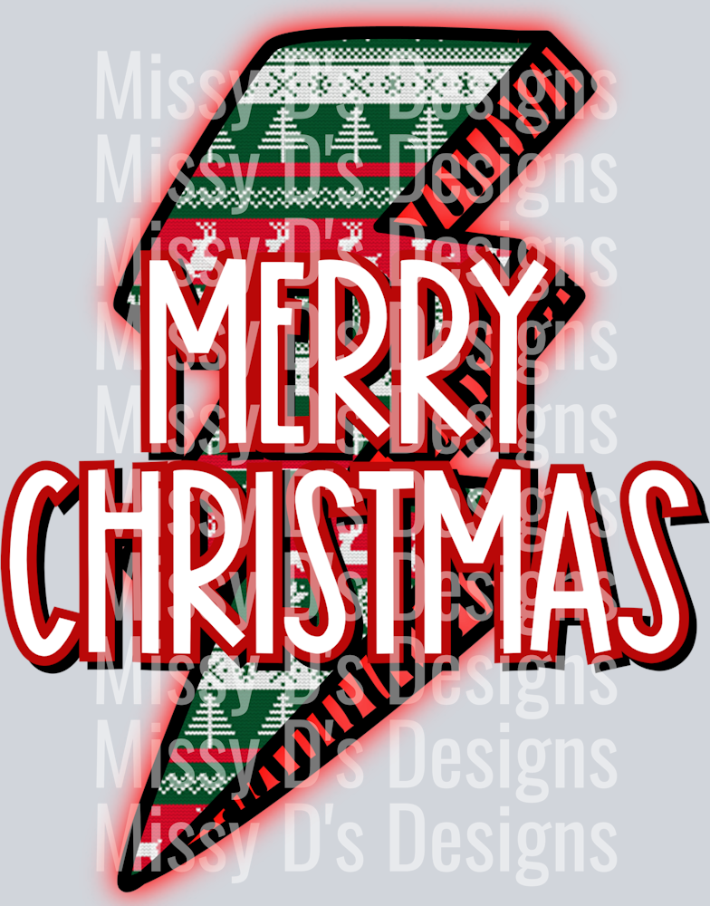 Merry Christmas bolt