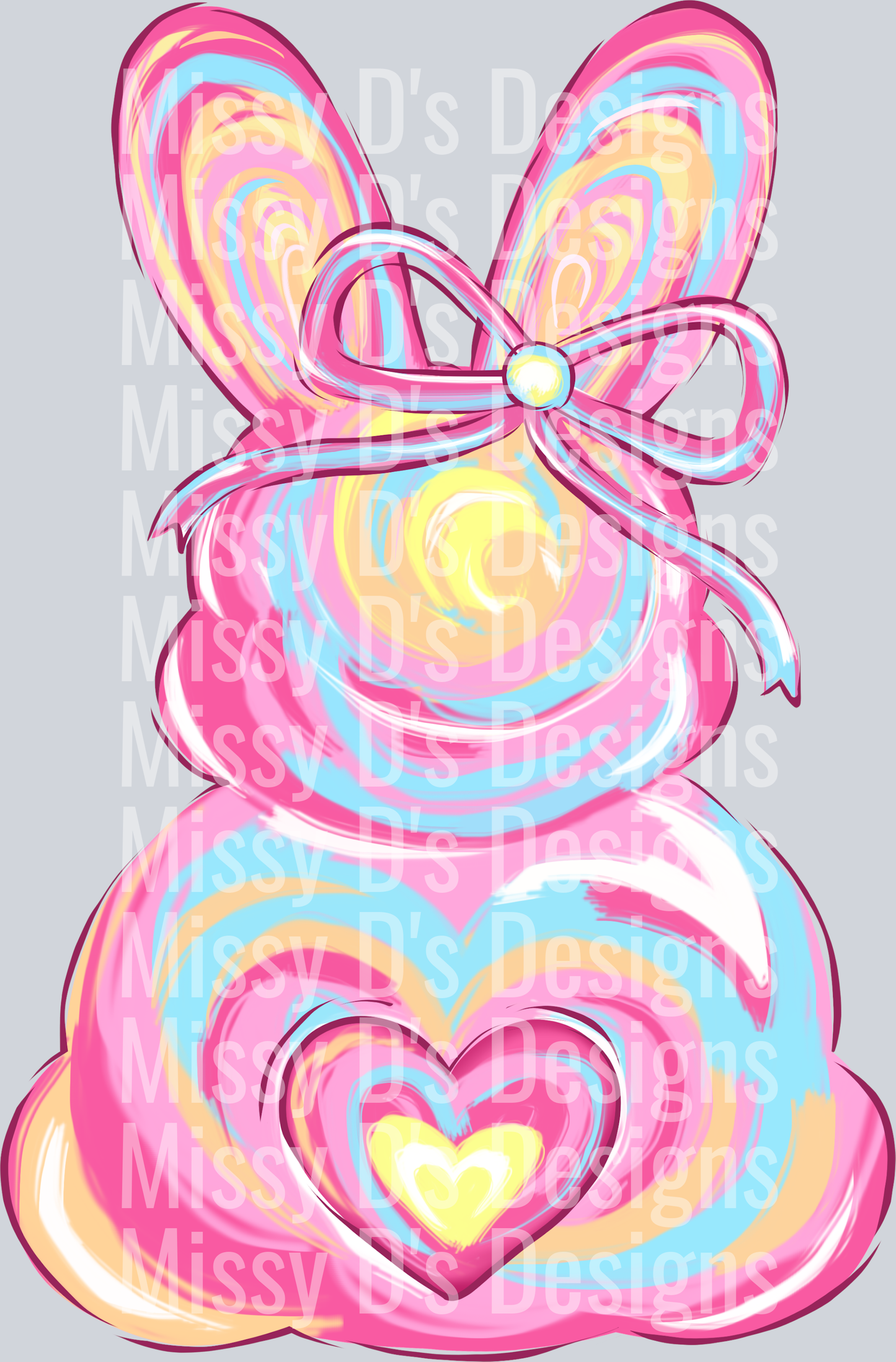 Brushstroke Bunny 1