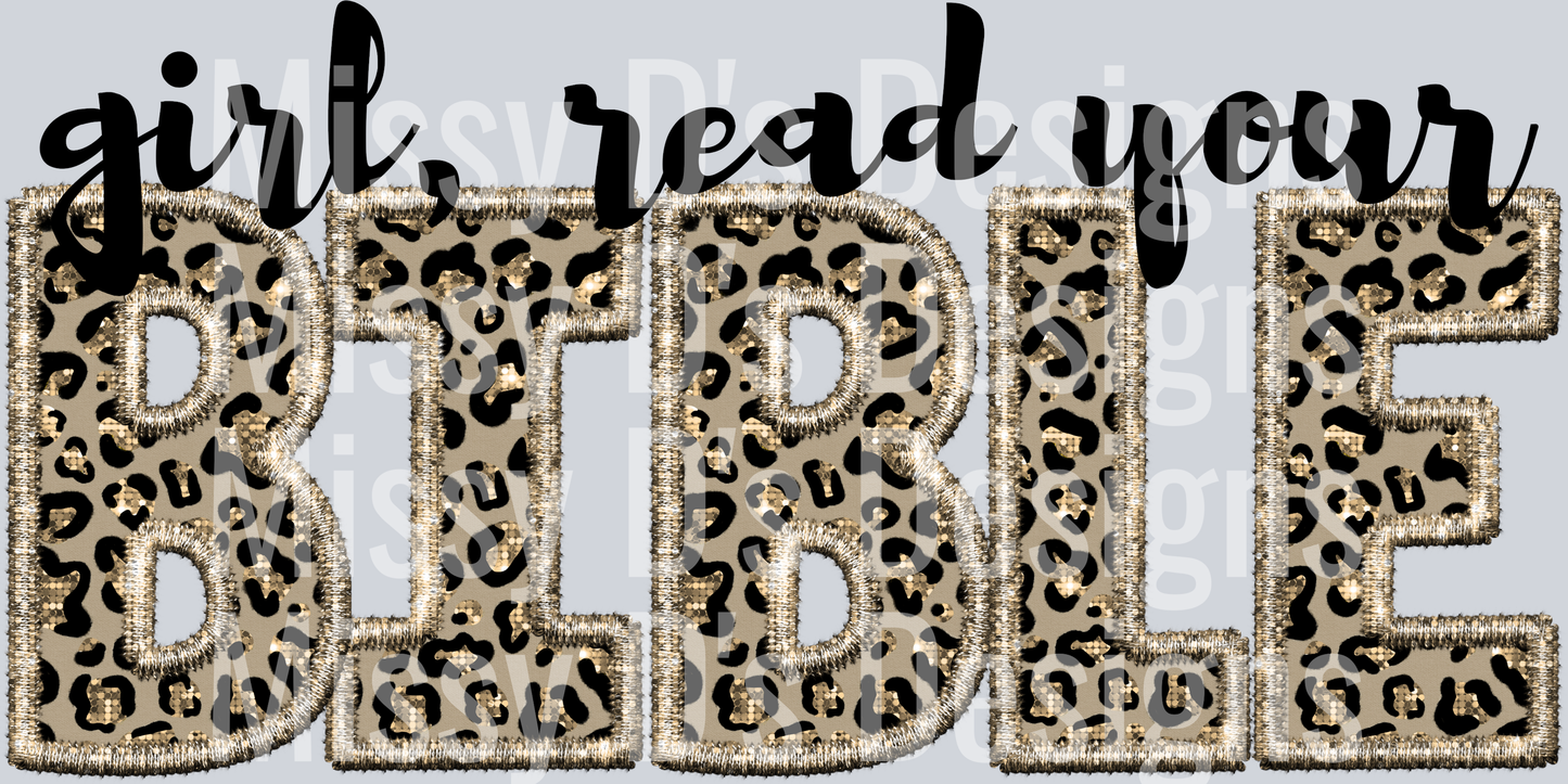 read your bible leopard