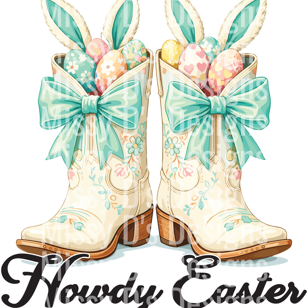 Howdy Easter Boots