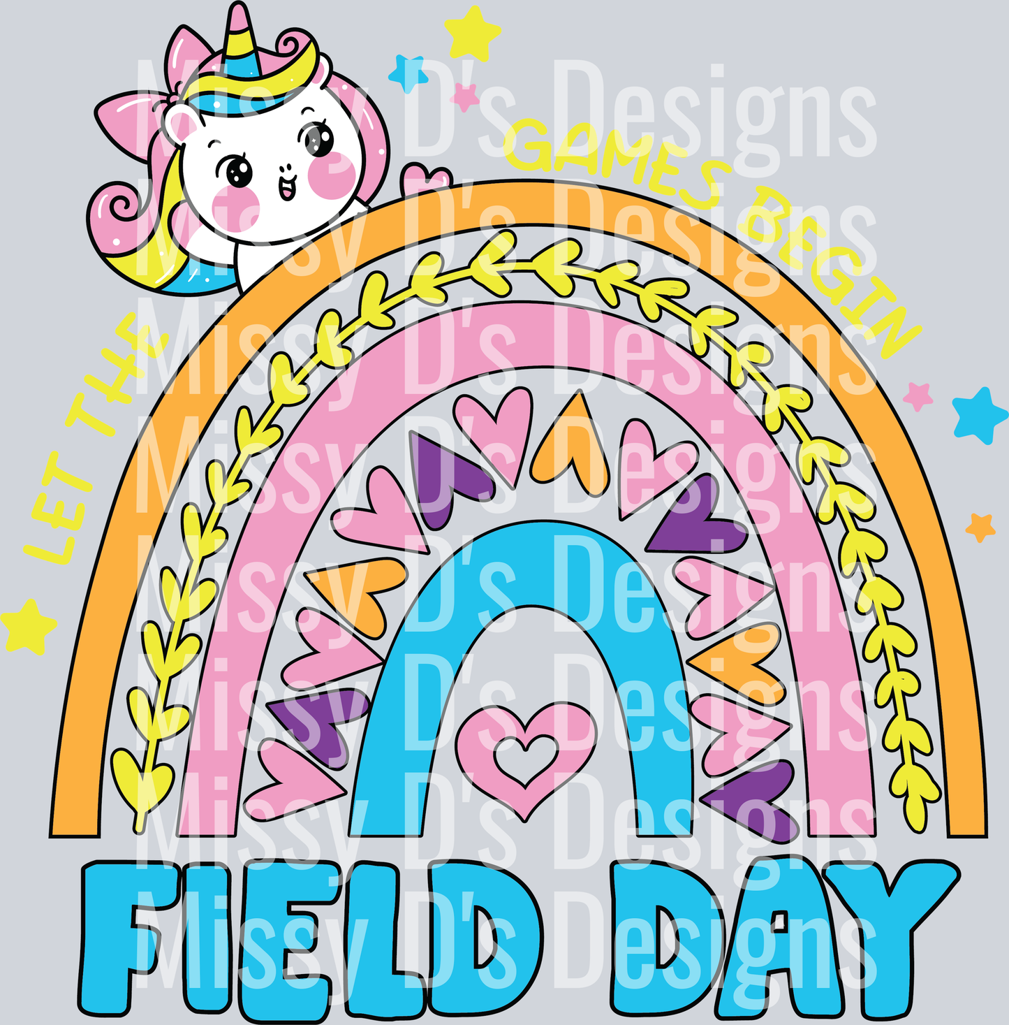 Field Day Rainbow Unicorn