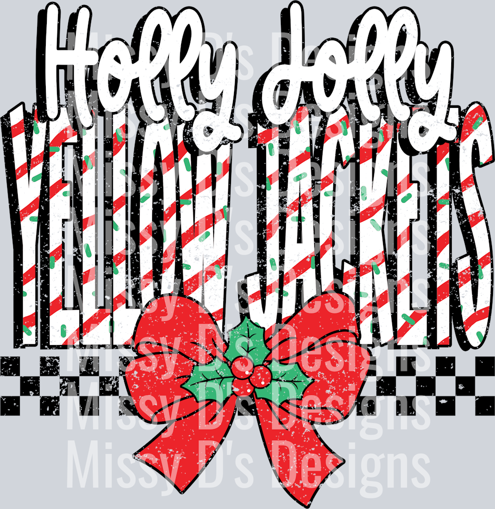 Holly Jolly Yellow Jackets