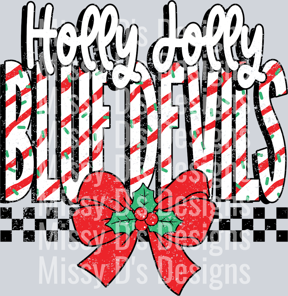Holly Jolly Blue Devils