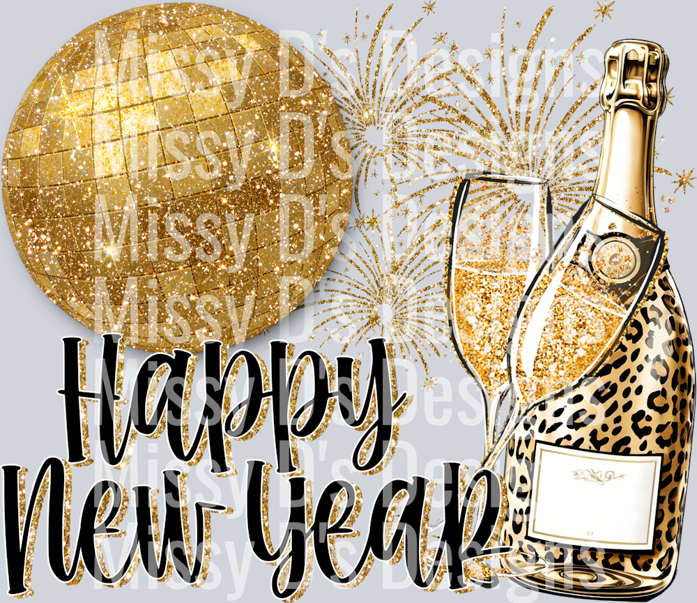 Happy New Year Gold
