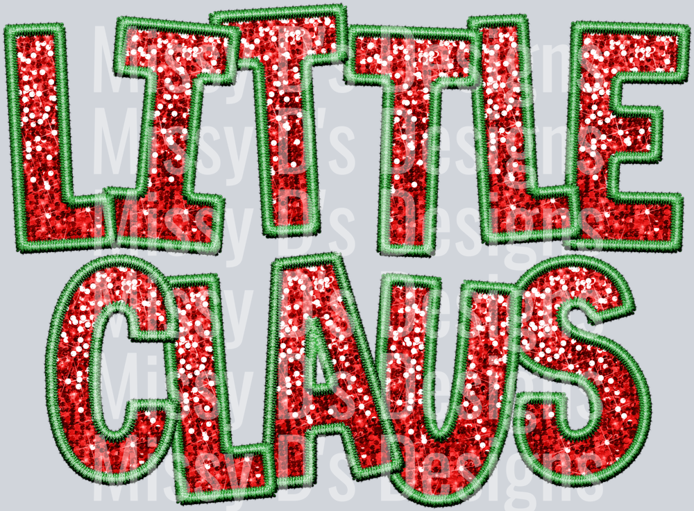 ChristmasSequinLittleClaus