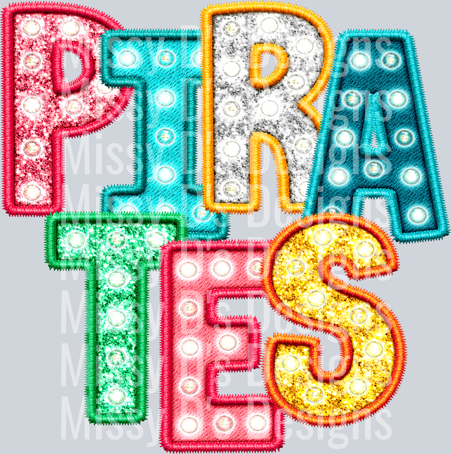 Pirates_Bright_Glitter_Patch_Faux_Embroidery_