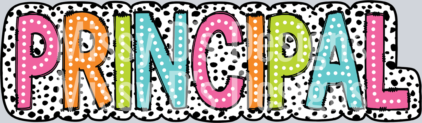 Principal Dalmatian Dots PNG