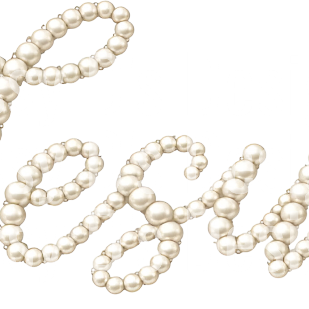 Jesus Faux Pearls Faith PNG