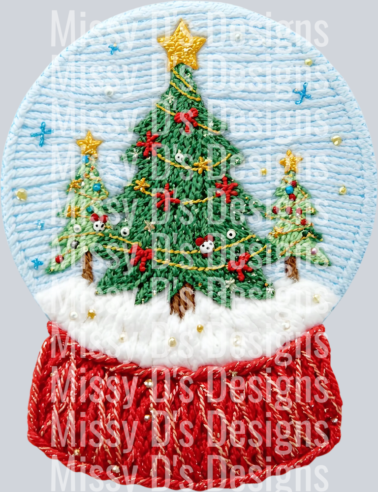 SNOWGLOBE FAUX YARN