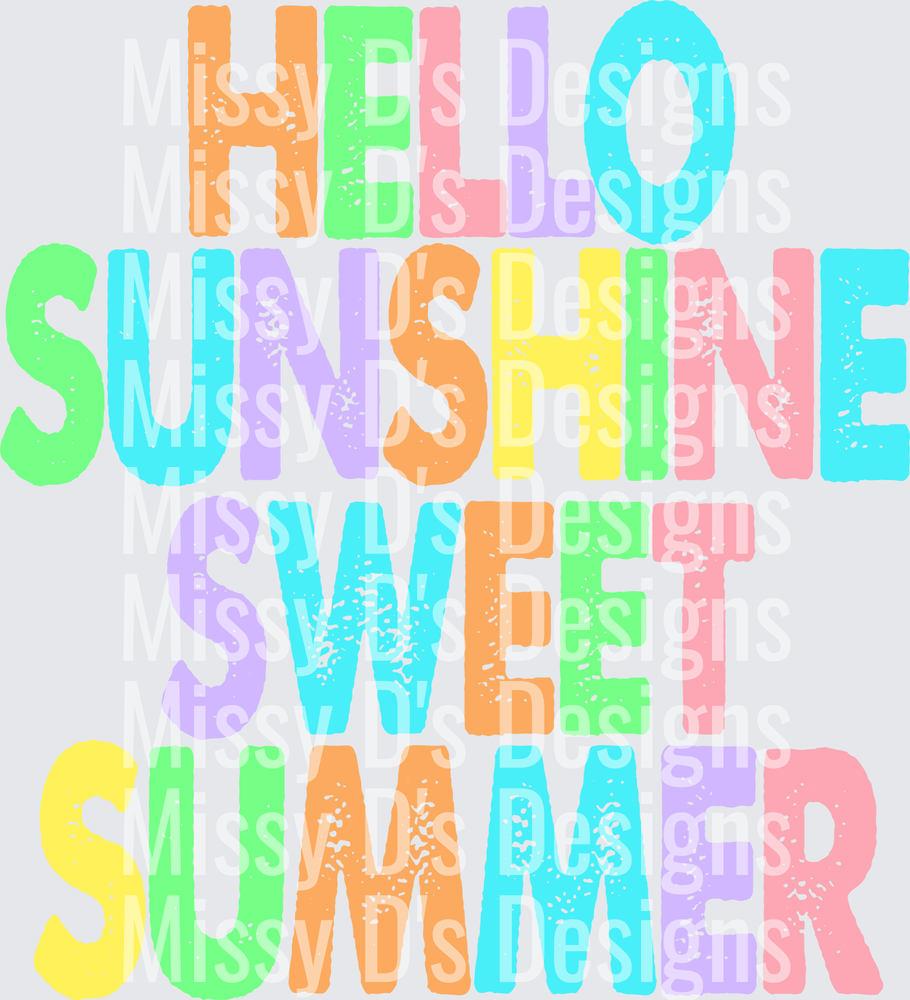 hello sunshine sweet summer 1