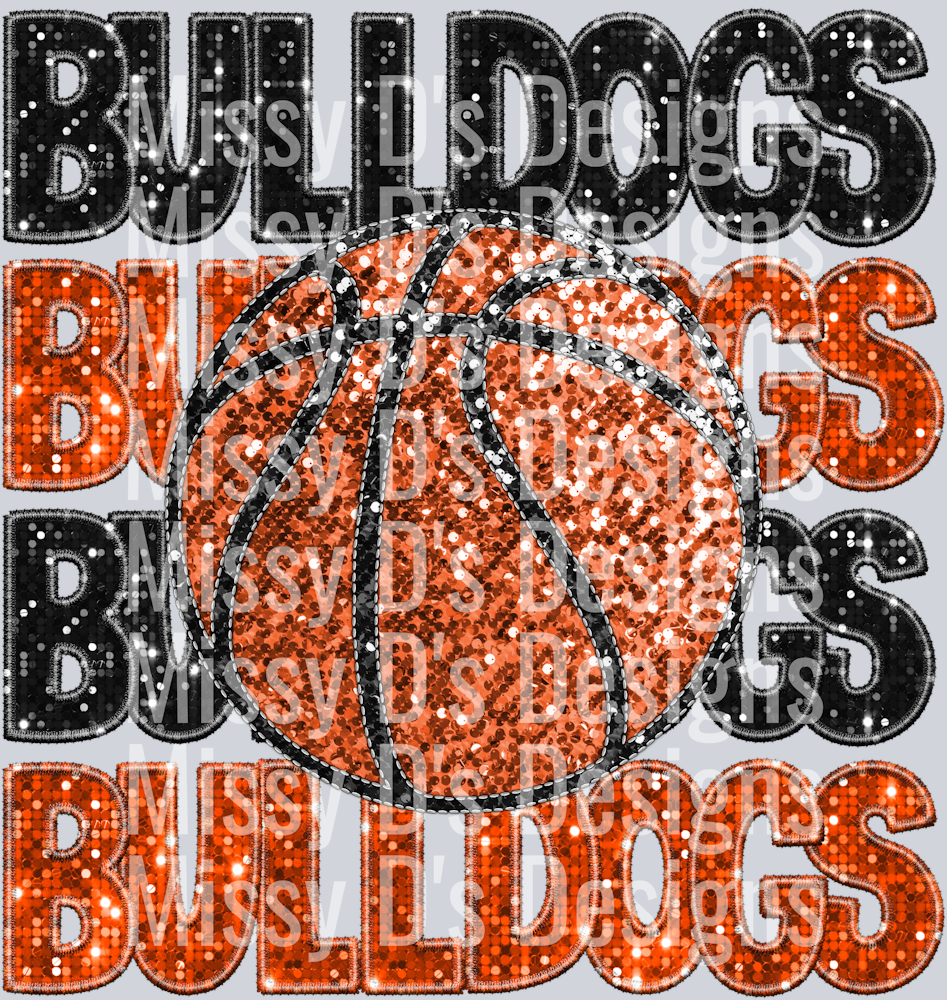 bulldogs orange black - Copy