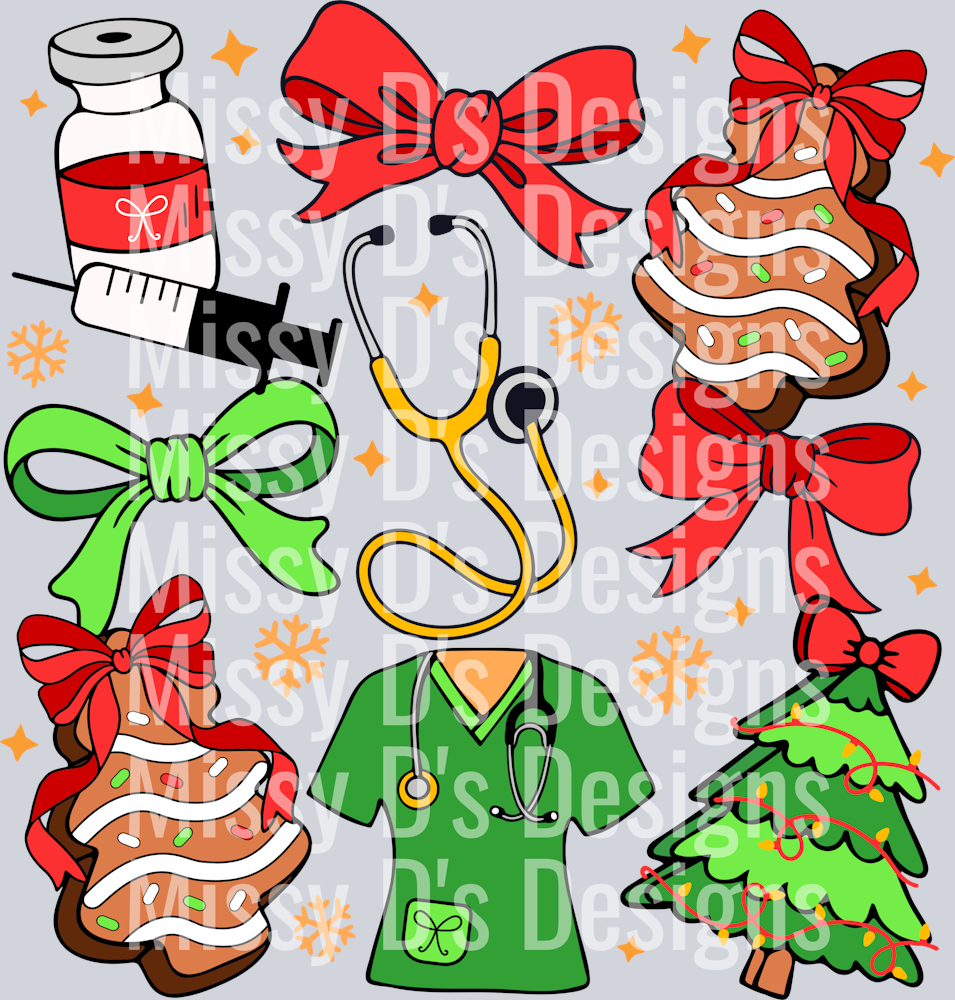 christmas nurse 2 red